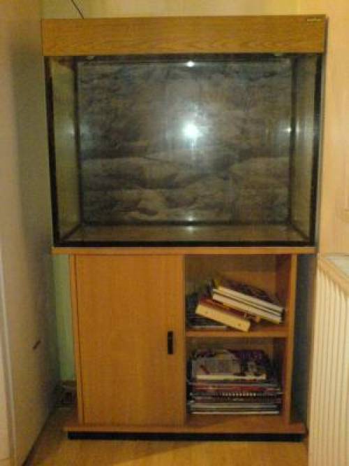 aquarium ohne zubehhr mit unterschrank